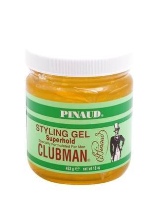 Гель для укладки волос Clubman Super Hold Styling Gel, 279251,...