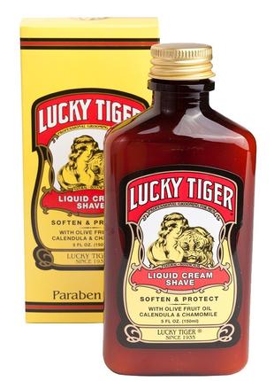 Крем для гоління Lucky Tiger Liquid Cream Shave, 150 мл