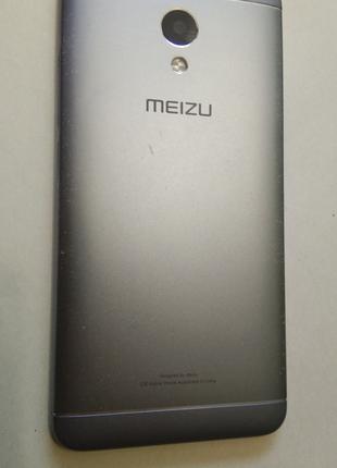 Крышка серая с потертостями для Meizu M5s б.у. оригинал