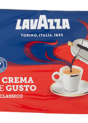Lavazza Crema e Gusto Classico, молотый кофе 250 грамм