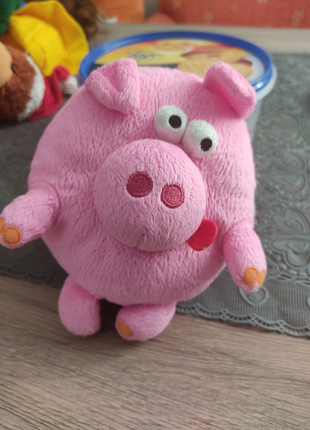 М'яка іграшка свинка свиня рожева , привезена з Європи