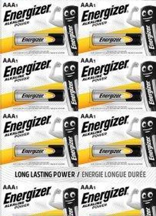 Батарейки щелочные Energizer ALKALINE POWER LR03/AAA, блистер ...