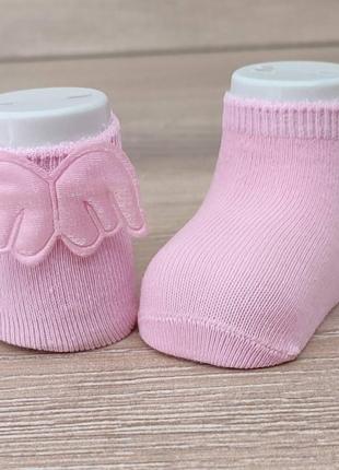 Тонкие нарядные носочки для девочки турция розовые носочки с к...