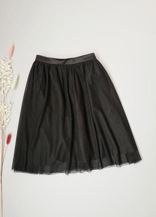 Черная нарядная юбка
