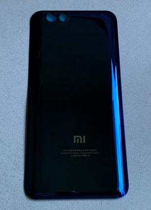 Задняя крышка для Xiaomi Mi 6 Blue на замену синяя