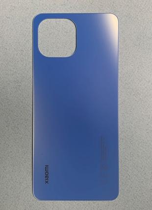 Задняя крышка для Xiaomi Mi 11 Lite Bubblegum Blue на замену с...