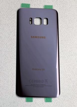 Задняя крышка для Galaxy S8 Grey серого цвета на замену (ремонт)