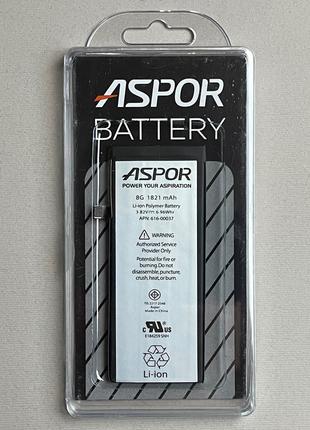 АКБ для iPhone 8 аккумуляторная батарея Aspor 1821 mAh