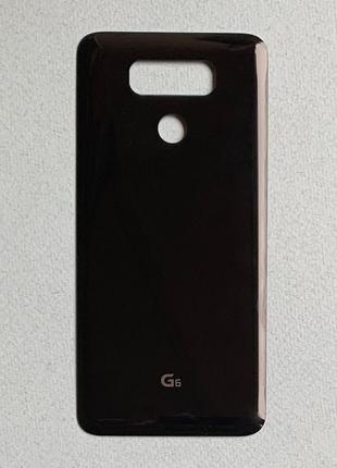 Задняя крышка для LG G6 (H870) Astro Black на замену чёрная