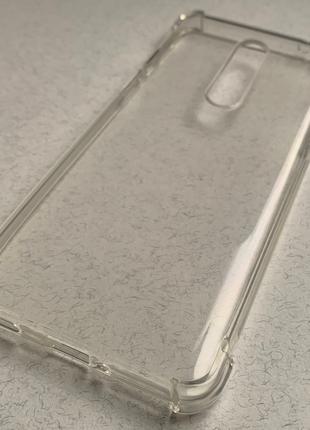 OnePlus 8 прозрачный силиконовый чехол (бампер)