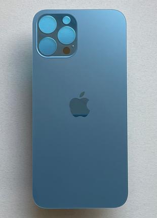 Задняя крышка для iPhone 12 Pro Max Pacific Blue синяя на заме...