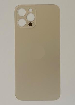 Задняя крышка для iPhone 12 Pro Gold золотистого цвета на заме...