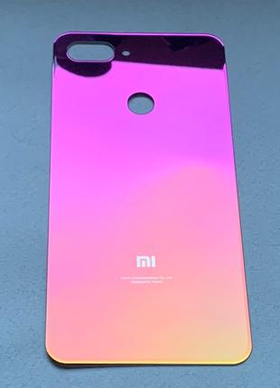 Задняя крышка для Xiaomi Mi 8 Lite Pink на замену розовая