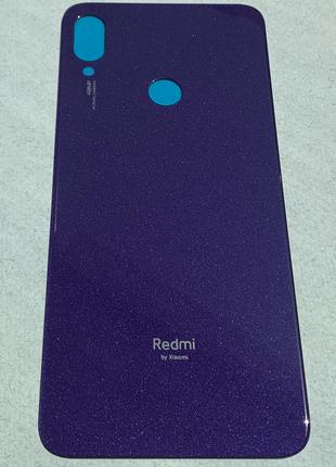 Задняя крышка для Redmi Note 7 Neptune Blue на замену синяя