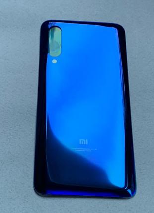 Задняя крышка для Xiaomi Mi 9 Blue на замену синяя
