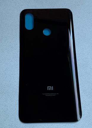 Задняя крышка для Xiaomi Mi 8 Black на замену чёрная
