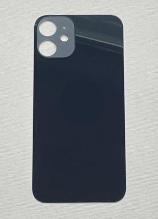 Задняя крышка для iPhone 12 Mini Black чёрного цвета на замену...