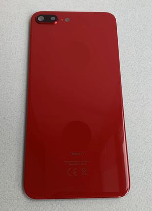 Задняя крышка для iPhone 8 Plus RED "со стеклом камеры"
