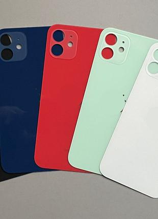 Задня кришка для iPhone 12 (Green, White, Black, Blue, Red) на...