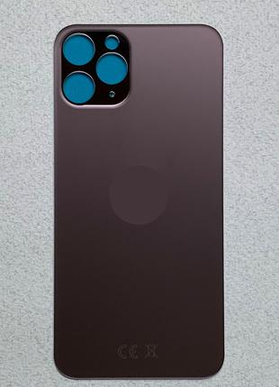 Задняя крышка для iPhone 11 Pro Space Grey темно-серая на заме...