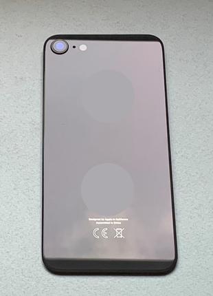 Задняя крышка для iPhone 8 Space Grey темно-серого цвета на за...