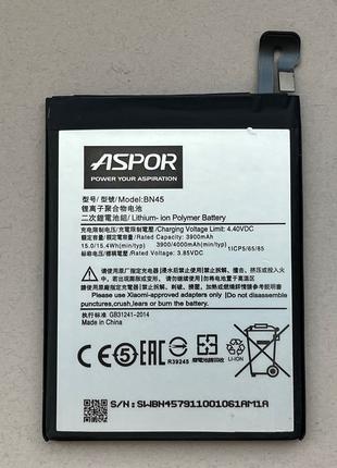 Xiaomi Redmi Note 5 4000 mAh литий-ионная аккумуляторная батар...