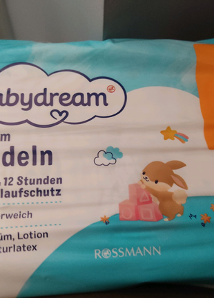 Нові Підгузники підгузки дитячі Babydream #3 midi 46шт pampers