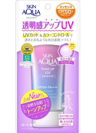 Солнцезащитный крем с тонирующим эффектом ROHTO Skin Aqua SPF5...