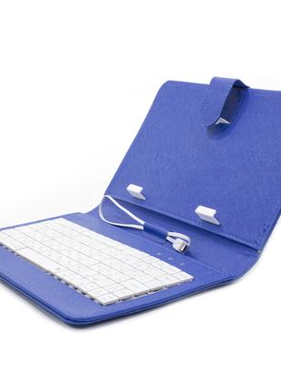 ✦Чехол Lesko 7" Blue проводная клавиатура чехол для планшета m...