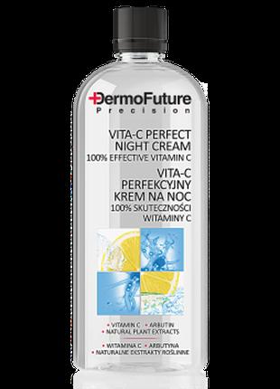 Ночной крем с витамином С максимальное увлажнение 12 мл DermoF...