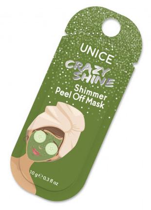 Разглаживающая маска-пленка с зеленым чаем 10 г Unice