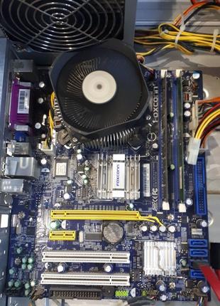 Материнка Socket775 Foxconn 45GMX/Pentium DualCore E2160/1.5Gb...