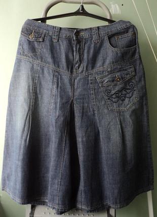 Юбка джинс размер 50-52