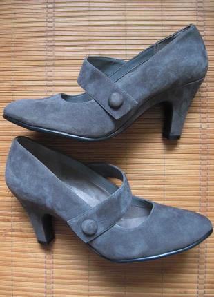 Aerosoles heelrest (41,5, 26,5 см) замшевые туфли женские