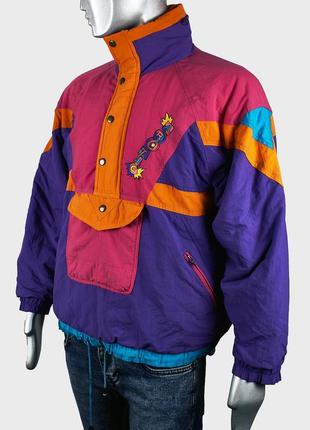 C&a винтажная мужская куртка, анорак с капюшоном, техно рейв