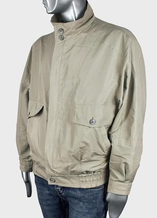 Euromode винтажная светлая мужская куртка, ветровка, бомбер