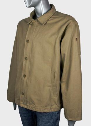 Levis джинсова бежева чоловіча куртка (левайс)