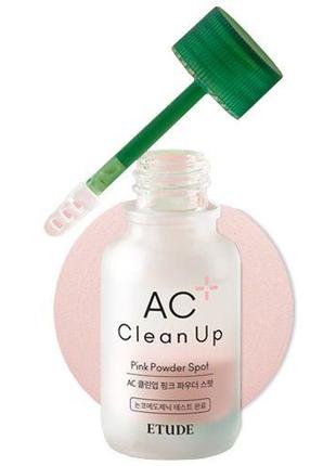 Точечное средство Etude AC Clean Up Pink Powder Spot для борьб...