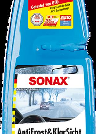 Якісний зимовий склоочисник Sonax концентрат -70 °C (1 л.)