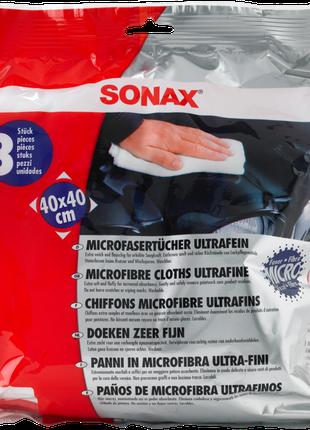 Профессиональная пушистая микрофибра Sonax 450700 (Набор 3 шт.)