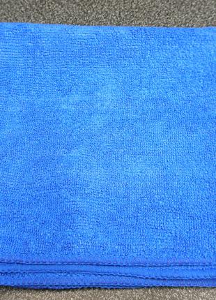 Салфетка из микрофибры универсальная 38х38 (синяя)