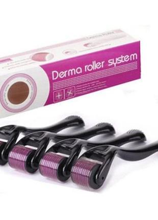 Мезороллер Derma Roller для волос и тела 0,75 мм, 540 игл