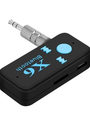 Bluetooth 4 AUX аудіо приймач ресивер з акум A2DP MP3 SD блютуз