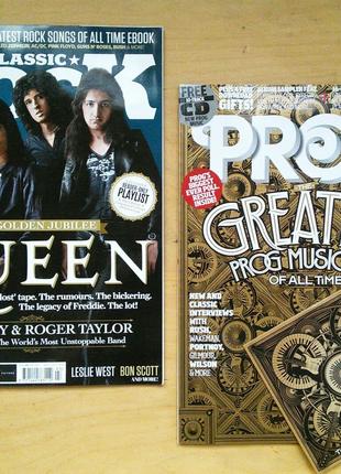 журнали Classic Rock (QUEEN) + The Greatest Prog + CD
