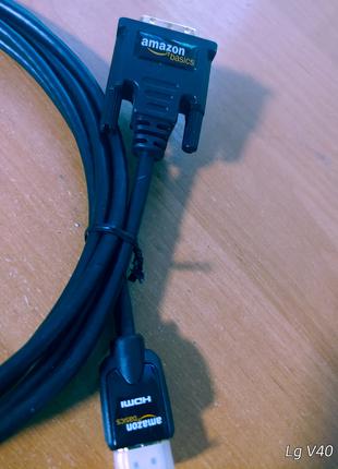 Кабель підключення до монітору (TV) HDMI - DVI-D 3метри