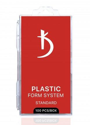 Верхние формы для наращивания ногтей Kodi Plastic Form System,...