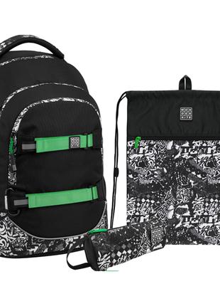 Набор рюкзак + пенал + сумка для обуви Fresh WK22-727M-4