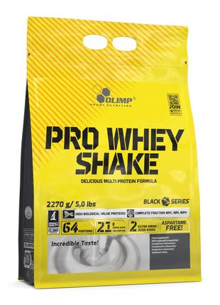 Протеин Olimp Pro Whey Shake, 2.27 кг Ваниль