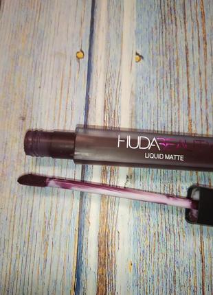 Жидкая матовая помада huda beauty рідка матова помада