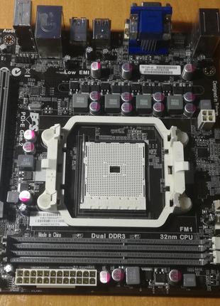 Материнская плата Elitegroup A75F-M2 (sFM1, AMD A75, PCI-Ex16)